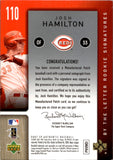 2007 Josh Hamilton Upper Deck SP Authentic BY THE LETTER ROOKIE AUTO 03/35 AUTOGRAPH RC #110 Cincinnati Reds