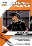 2021 Patrick Bailey Panini Elite Extra Edition ROOKIE FUTURE THREADS JERSEY RELIC #FT-PB San Francisco Giants