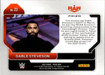 2022 Gable Steveson Panini Prizm WWE ROOKIE RED WAVE RC #23 Monday Night Raw 1