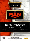2022 Dana Brooke Panini Select WWE SHIRT RELIC #SP-DBK Monday Night Raw