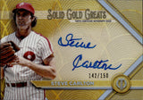 2022 Steve Carlton Topps Tribute SOLID GOLD GREATS AUTO 142/150 AUTOGRAPH #GGA-SC Philadelphia Phillies HOF
