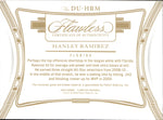 2024 Hanley Ramirez Panini Flawless DUAL BAT 08/25 RELIC #DU-HRM Florida Marlins
