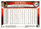 2011 Stan Musial Topps PLATINUM DIAMOND ANNIVERSARY LEGEND VARIATION SP #100 St. Louis Cardinals HOF