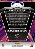 2025 Michael Penix Jr. Panini Mosaic VISIONARY #1 Atlanta Falcons