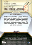 2017 Ronald Acuna Jr. Bowman's Best BASEBALL AMERICA'S DEAN LIST #BADL-RA Atlanta Braves