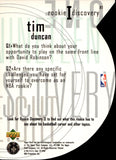 1997-98 Tim Duncan Upper Deck ROOKIE DISCOVERY DIE CUT RC #R1 San Antonio Spurs HOF