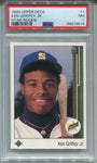 1989 Ken Griffey Jr. Upper Deck ROOKIE RC PSA 7 #1 Seattle Mariners HOF 8514