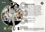 2002 David Justice Upper Deck Authentics STARS OF '89 JERSEY RELIC #SL-DJ New York Yankees