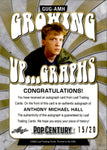 2022 Anthony Michael Hall Leaf Pop Century PURPLE GROWING UP... GRAPHS AUTO 15/20 AUTOGRAPH #GUG-AMH Weird Science