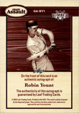 2025 Robin Yount Leaf Lumber GRAIN ASSAULT AUTO 1/4 AUTOGRAPH #GA-RY1 Milwaukee Brewers HOF