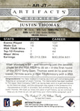 2021 Justin Thomas Upper Deck Artifacts ROOKIE DUAL SHIRT AUTO 78/85 AUTOGRAPH RELIC #AR-JT PGA
