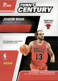 2021-22 Joakim Noah Donruss Elite PURPLE TURN OF THE CENTURY AUTO AUTOGRAPH #TC-JKN Chicago Bulls