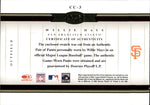 2005 Willie Mays Leaf Certified CERTIFIED CUTS JERSEY CUT AUTO 9/24 San Francisco Giants #CC-3