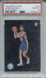 2024-25 Jared McCain Panini Revolution BLUE COSMO ROOKIE 233/295 RC PSA 10 #124 Philadelphia 76ers 0713
