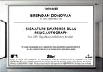 2024 Brendan Donovan Topps Museum Collection SIGNATURE SWATCHES DUAL JERSEY AUTO 022/299 AUTOGRAPH RELIC #SWDRA-BD St. Louis Cardinals