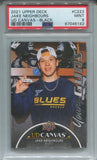 2021-22 Jake Neighbours Upper Deck Series 2 UD CANVAS YOUNG GUNS ROOKIE RC PSA 9 #C223 St. Louis Blues 6142