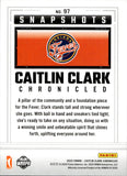 2025 Caitlin Clark Panini Caitlin Clark Chronicled RED ICE SNAPSHOTS #97 Indiana Fever