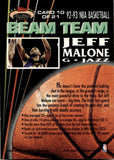 1992-93 Jeff Malone Topps Stadium Club MEMBERS ONLY BEAM TEAM #10 Utah Jazz