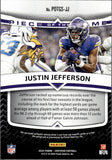 2024 Justin Jefferson Panini Certified PURPLE PIECE OF THE GAME PATCH AUTO 13/25 AUTOGRAPH RELIC #POTGS-JJ Minnesota Vikings