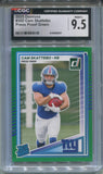 2025 Cam Skattebo Panini Donruss PRESS PROOF GREEN RATED ROOKIE RC CGC 9.5 #302 New York Giants 8021