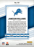 2022 Jameson Williams Panini Elite GOLD ROOKIE 03/10 RC #121 Detroit Lions