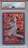 2023 Nolan Arenado Topps Chrome Logofractor PURPLE REFRACTOR 171/250 PSA 10 #115 St. Louis Cardinals 8532