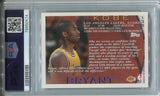 1996-97 Kobe Bryant Topps NBA 50th ROOKIE RC PSA 8 #138 Los Angeles Lakers HOF 0474
