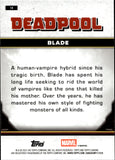 2025 Blade Topps Chrome Deadpool YELLOW WAVE REFRACTOR 141/399 #18 Marvel