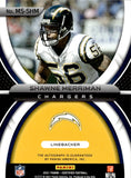 2021 Shawne Merriman Panini Certified MIRROR BLUE MIRROR SIGNATURES AUTO 16/25 AUTOGRAPH #MS-SHM San Diego Chargers