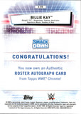 2021 Billie Kay Topps Chrome ORANGE REFRACTOR AUTO 07/25 AUTOGRAPH #A-BK Friday Night Smackdown