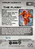 2025 The Flash Upper Deck Skybox Metal Universe Batman HARLEY QUINN FX 16/75 #21 Justice League