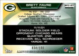 2008 Brett Favre Topps Chrome BRETT FAVRE COLLECTION WHITE REFRACTOR 034/100 #BFC-271 Green Bay Packers HOF