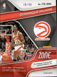 2020-21 Dominique Wilkins Panini Spectra IN THE ZONE AUTO 38/49 AUTOGRAPH #ITZ-DWL Atlanta Hawks HOF