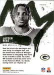 2023 Jayden Reed Donruss Optic ROOKIE KINGS RC #19 Green Bay Packers