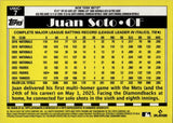 2025 Juan Soto Topps Update SILVER PACK 1990 DESIGN RED REFRACTOR AUTO 5/5 AUTOGRAPH #U90C-7 New York Mets