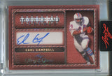2025 Earl Campbell Leaf Glory of the Game TOUGH AS LEATHER AUTO 02/15 AUTOGRAPH #TL-EC1 Houston Oilers HOF
