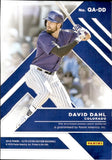 2016 David Dahl Panini Elite Extra Edition BLUE QUAD PRIME BUTTON PATCH 5/5 RELIC #QA-DD Colorado Rockies