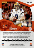 2020 Joe Burrow Donruss Elite RED ROOKIE 255/399 RC #102 Cincinnati Bengals