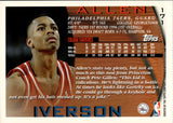1996-97 Allen Iverson Topps ROOKIE RC #171 Philadelphia 76ers