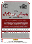 2016-17 LeBron James Donruss Optic #15 Cleveland Cavaliers