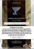 2025-26 Jimmy Snuggerud Upper Deck Exquisite Collection EXTRA EXQUISITE ROOKIE 298/349 RC JERSEY #ECER-JS St. Louis Blues