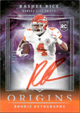 2023 Rashee Rice Panini Origins ROOKIE AUTOGRAPHS ORANGE 65/75 RC AUTO #RARRI Kansas City Chiefs