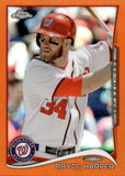 2014 Bryce Harper Topps Chrome ORANGE REFRACTOR #150 Washington Nationals