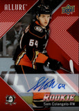 2024-25 Sam Colangelo Upper Deck Allure RED RAINBOW AUTO ROOKIE AUTOGRAPH RC #150 Anaheim Ducks