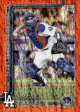 2025 Austin Barnes Topps SERIES TWO ORANGE HOLOFOIL 3/25 #353 Los Angeles Dodgers
