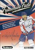 2025-26 Alex Ovechkin Upper Deck Parkhurst Champions FRANCHISE FACTS #FF-31 Washington Capitals