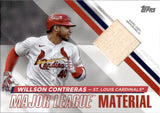 2024 Willson Contreras Topps SERIES ONE MAJOR LEAGUE MATERIAL GAME-USED BAT #MLM-WC St. Louis Cardinals