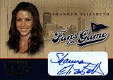 2004 Shannon Elizabeth Donruss Throwback Threads FANS OF THE GAME AUTO AUTOGRAPH #202FG-2 American Pie *NRMT Surface*