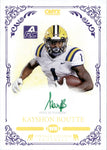 2022 Kayshon Boutte Onyx Authenticated GREEN INK AUTOGRAPH ROOKIE AUTO RC /50 #CAKB LSU Tigers New England Patriots