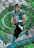 2021 Trevor Lawrence Panini Spectra NEON GREEN PRIZM ROOKIE 33/35 RC #136 Jacksonville Jaguars